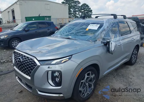 2022 Hyundai Palisade Calligraphy z USA, uszkodzony, nr VIN KM8R74HE4NU405655